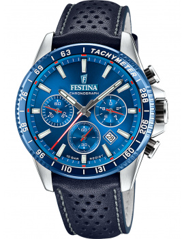 Festina F20561/3 Timeless Chronograph Mens Watch 45mm 10ATM