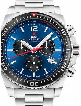 Swiss Military SM34093.02 Športové Chronograph 45mm 10ATM