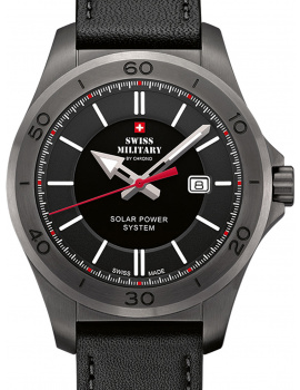 Swiss Military SMS34074.04 Mens Watch Slnečný pohon 42mm 10ATM