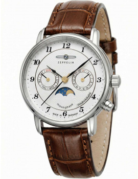 Zeppelin 8537-1 Friedrichshafen Moon Phase 35mm 5ATM