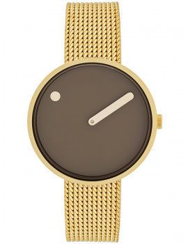 Picto 34001-0914G Mocha Brown 34mm 5ATM