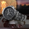 Louis XVI LXVI1095 Palais Royale Arabic Chronograph Mens Watch 43mm 10ATM