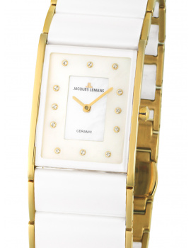 Jacques Lemans 1-1940K Dublin Keramika ladies 24 x 28 mm