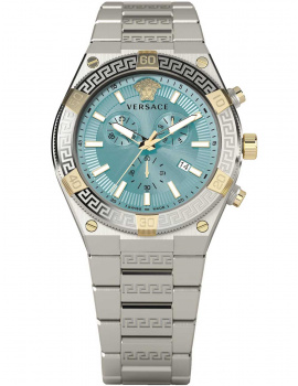 Versace VESO01223 Mens Watch Športové Greca Chrono 46mm 5ATM