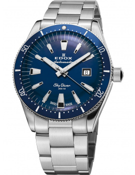 Edox 80131-3BUM-BUIN Skydiver Automatic Ladies Watch 38mm 30ATM