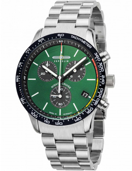 Zeppelin 7288M-4 Night Cruise Chronograph Mens Watch 42mm 10ATM