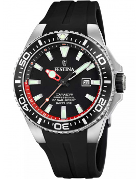 Festina F20664/3 Mens Watch Professional Diver Day-Date 45mm 20ATM