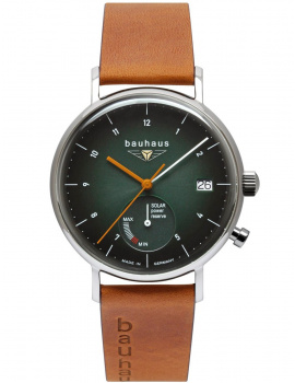Bauhaus 2112-4 Mens Watch Classic Slnečný pohon 41mm 5ATM