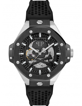 Philipp Plein PWPFA0824 Mens Watch Skeleton Royal Automatic 46mm 5ATM