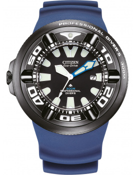 Citizen BJ8055-04E Mens Watch Eco-Drive Professional Diver 48mm 30ATM