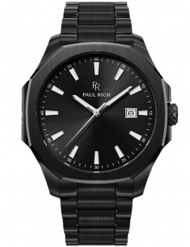 Paul Rich PR-46701 Mens Watch Mercer Gotham Black Black 40,5 mm 5ATM