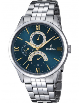 Festina F16822/A Retro Mens Watch 43mm 5ATM
