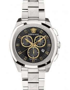 Versace VE7CA0723 New Chronograph Geo Mens Watch 43mm 5ATM