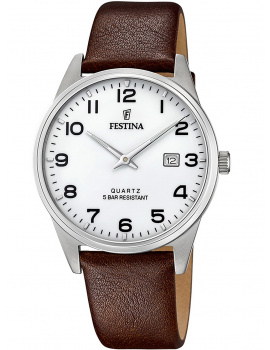 Festina F20512/1 Classic Mens Watch 39mm 5ATM