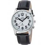 Master Time MTGA-10690-60L Talking Mens Watch radio quartz 43mm