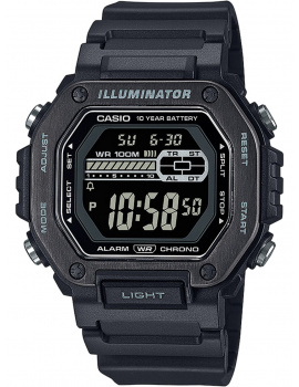 Casio MWD-110HB-1BVEF Mens Watch Timeless Collection 47mm 10ATM