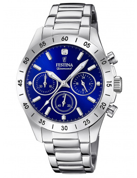 Festina F20397/2 Boyfriend Chronograph Ladies 39mm 10ATM