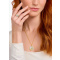 Thomas Sabo TR2450-565-1-58 Gold band ring w. white zirconia and enamel