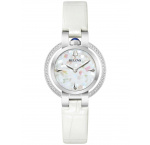 Bulova 96R254 Ladies Watch Rubaiyat Diamond Winter 0,25ct 30,5mm 3ATM