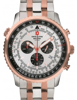 Swiss Alpine Military 7078.9152 chrono men`s 45mm 10ATM