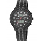 ETT Eco Tech Time EGS-11736-22M Mens Watch Slnečný pohon Drive Radio-controlled 48mm 10ATM