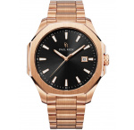 Paul Rich PR-46702 Mens Watch Mercer Regent Ružové Gold Black 40,5 mm 5ATM