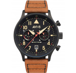 AVI-8 AV-4088-03 Carey Dual Time 44mm 5ATM