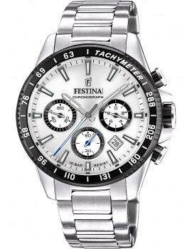 Festina F20560/1 Timeless Chronograph Mens Watch 45mm 10ATM