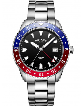 Rotary GB05108/30 Henley men`s watch GMT 42mm 10ATM