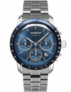 Zeppelin 8878MB-3 Mens Watch New York Chronograph 43mm 5ATM