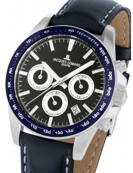 Jacques Lemans 1-1877C Liverpool Chronograph Mens Watch 40mm 20ATM