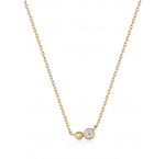 ANIA HAIE N045-02G-CZ Spaced Out Ladies Necklace, adjustable