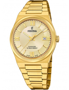 Festina F20038/2 Mens Watch Swiss Made RivĂ© 40mm 10ATM