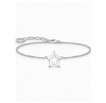 Thomas Sabo A2162-001-21-L19V Silver bracelet w. star pendant