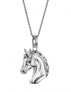 Thomas Sabo KE2342-643-21-L50V Necklace Horse head Elyndra Silver Ladies