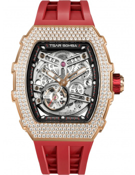 Tsar Bomba TB8208D-12 Mens Watch Elemental Zirconia Automatic 43mm 5ATM