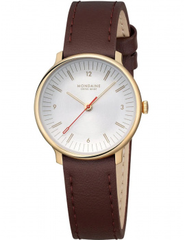 Mondaine MLE.33110.LGV Ladies Watch Doppio 33mm 5ATM