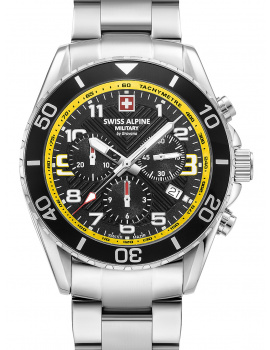 Swiss Alpine Military 7029.9138 Raptor Chronograph Mens Watch 42mm