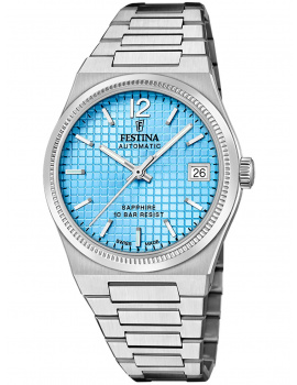 Festina F20029/2 Ladies Watch Swiss Made RivĂ© Automatic 35mm 10ATM