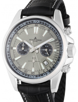Jacques Lemans 1-2117Q Liverpool Mens Chronograph 44mm 20ATM