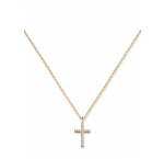 Engelsrufer ERN-LILCROSS-ZI-G Cross Ladies Necklace 38mm, adjustable