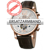 Perigaum Replacement Strap Leather P-1111 Brown Ružové Clasp 24 mm