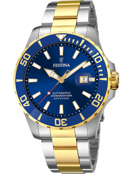 Festina F20532/1 Diver Automatic Mens Watch 44mm 20ATM