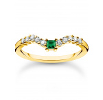Thomas Sabo Ladies Ring TR2398-971-7-54 V-shape size 54