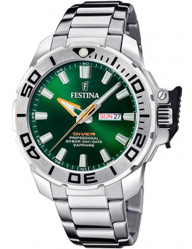 Festina F20665/2 Diver Mens Diving Watch 46mm 20ATM