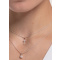 Thomas Sabo KE2069-051-14-L45V Cross Pave Ladies Necklace, adjustable