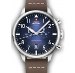 Swiss Military SM34098.07 Vintage Chronograph Mens Watch 43mm 10ATM