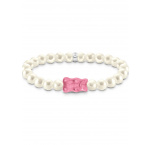 Thomas Sabo A2154-082-9-L15 Gold Bears Pearl Bracelet pink 15 cm