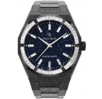 Paul Rich PR-46704 Mens Watch Moissanite Frosted Star Dust II Black 43mm 5ATM