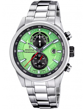 Festina F20694/3 Mens Watch Timeless Chronograph 44mm 10ATM